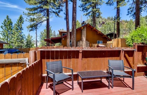 Lincoln Park Cabin | Cozy Little Red Cabin next to Cave Rock Lake Tahoe