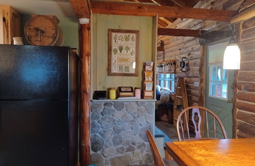 Meredith Cabin | Cozy Log Cabin near Cooperstown Dreams park and All- Star Village