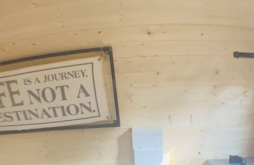 Haverfordwest Cabin | Cozy Luxury glamping pod with outdoor decking