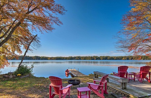 West Buxton Cottage | Cozy Rural Abode w/ Dock on Bonny Eagle Pond!