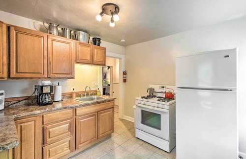 Elkhart Lake Apartment | Cozy Unit w/Patio: Walk to Dining, Lake Elkhart!