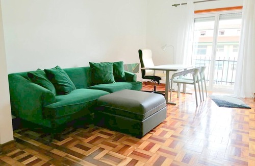 Coimbra Cabin | CQ4 | Large Room with Double Bed, Balcony, Sofa & Workspace