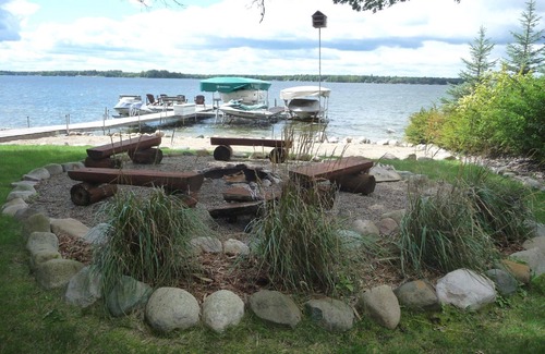 Crosslake Cabin | Crosslake MN Lake Home, Sunsets, Sand Beach, Walk to Town Square