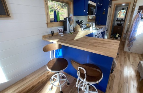 Hartland House | Custom-built Tiny House on forested lot near Quechee
