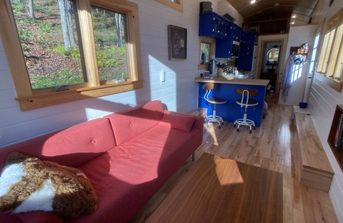 Hartland House | Custom-built Tiny House on forested lot near Quechee