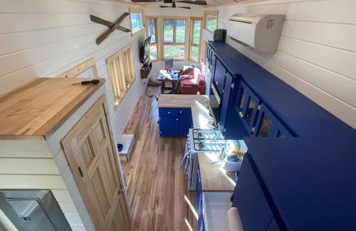 Hartland House | Custom-built Tiny House on forested lot near Quechee