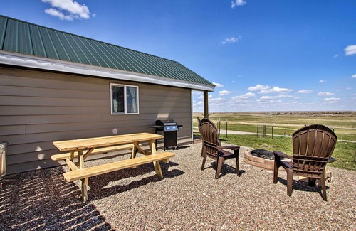 Augusta Cabin | Custom Cabin Augusta Mt 360 View on Rocky Mtn Frnt