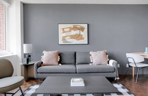 Prudential - St. Botolph Apartment | Cute Back Bay 1BR w/W/D & Gym, near Copley T & Shops, by Blueground