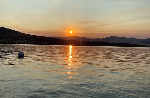 Big Arm Cabin | Cute lakefront cabin with private dock. Pet Friendly