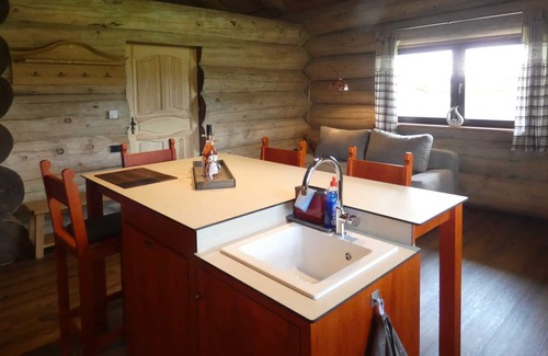 Gross Nemerow Cabin | Log Cabins Naturstammhaus - House Rügen 16 - Feriendorf Tollensesee
