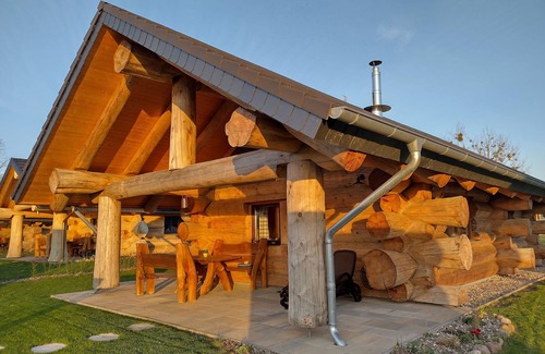 Gross Nemerow Cabin | Log Cabins Naturstammhaus Ostsee 14 - Feriendorf Tollensesee