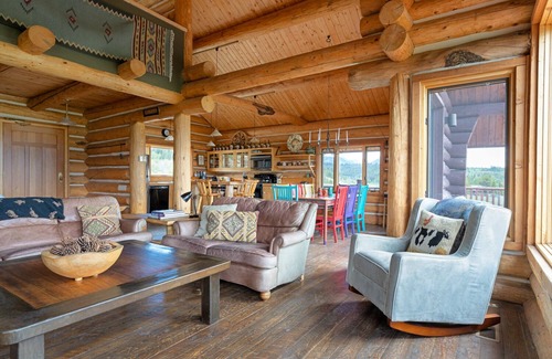 Stanley Cabin | Decker Peak Log Home - Panoramic Sawtooth Mountain Views!