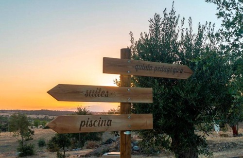 Estremoz Bed & Breakfast | Deluxe Double or Twin Room with Pool View