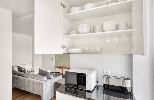 Alt-Wiedikon Apartment | Deluxe Wiedikon 2.5 Room w/Storage & W/D, 1 min to Market, by Blueground