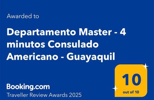 San Eduardo Apartment | Departamento Master - 4 minutos Consulado Americano - Guayaquil