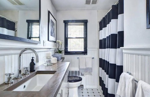 Sag Harbor House | Designer 4-bedroom & 2.5 bathroom home w/ pool in Sag Harbor