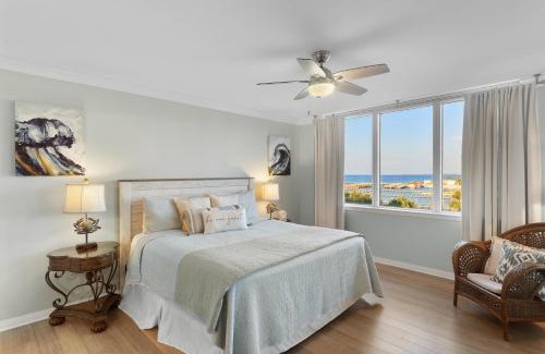Fort Walton Beach Apartment | Destin West Heron 505 - Bay Views - Overlooking the Lazy River - Free Beach Svc