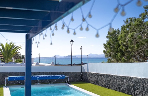 Playa Blanca Villa | Detached Villa, Private pool, Sea view, walking distance to the Marina