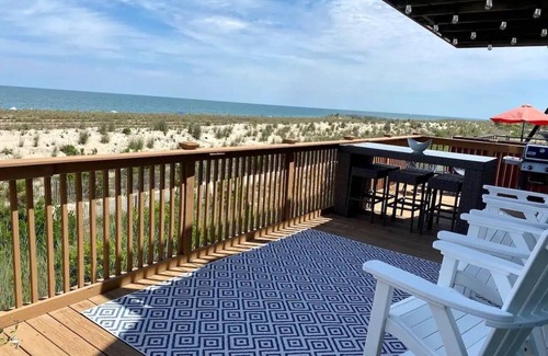 South Bethany House | DIRECT OCEANFRONT House, interior renovation 2022; VERY RARELY RENTEDor occupied