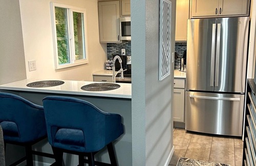 Tucson Condo | Discover cozy modern chic living in this newly renovated split-level condo!