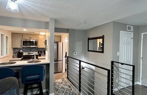 Tucson Condo | Discover cozy modern chic living in this newly renovated split-level condo!