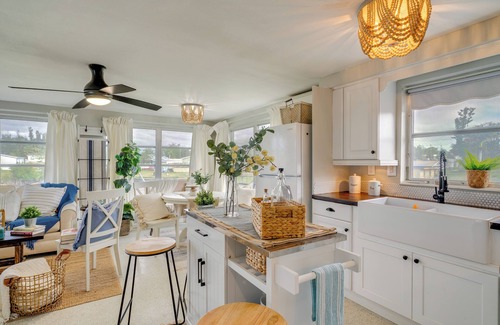 Punta Gorda Cottage | Dock & Lanai: Waterfront Punta Gorda Cottage