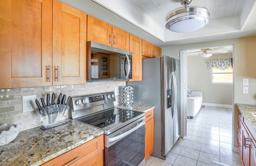 Caloosahatchee House | Dock Your Boat: Waterfront Cape Coral Home w/Pool