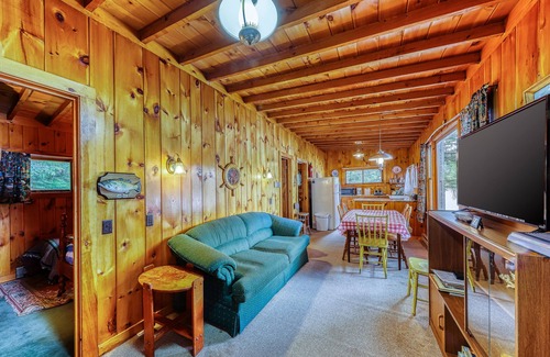 Chestertown House | Dog-friendly cabin with lakefront location, 20' dock, smart TV