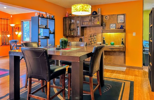 Hot Springs Village House | Dog-friendly home in gated community with pool table, golf, fenced yard, grill