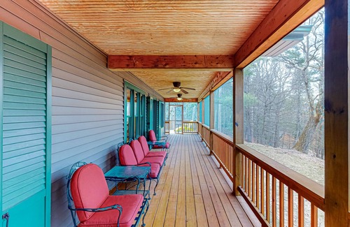North Lake George House | Dog-friendly home near Lake George with deck, grill, media room, fireplace, W/D