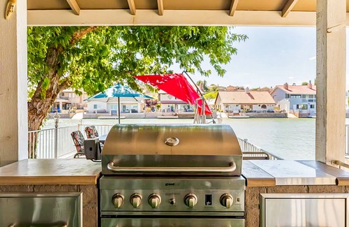Victorville House | Dog-friendly waterfront home with private beach, firepit, dock, fireplace, grill