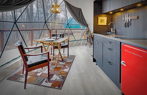 Swan Lake RV Rental | Domes at Catskills a lakefront glamping adventure for adults