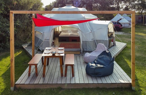 Morsum RV Rental | DOMO CAMP SYLT - DOMO Glamping tent for 2P - 4P with Fully equiped kitchen