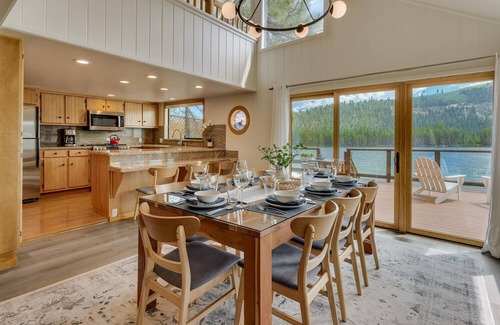 Truckee House | Donner Lakefront Luxury | Private Pier & Mountain Views