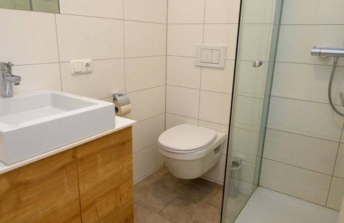 Enns House | Doppelzimmer, Dusche, WC - Appartement-hotel GH Zum Goldenen Schiff