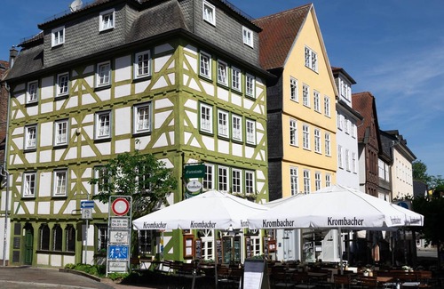 Marburg Apartment | Double room 17 with shared bathroom - Gartenlaube Marburg