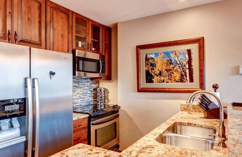 Historic District Condo | Downtown Breck Overlooking the River-Mountain Chic