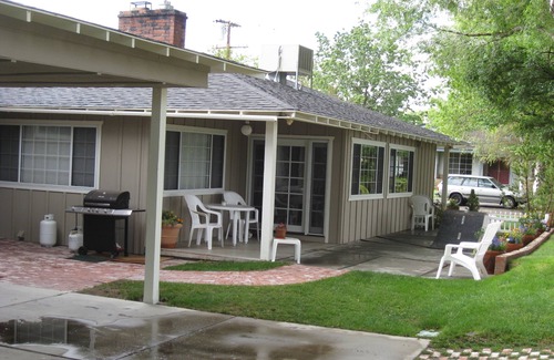 Bishop House | Downtown location with mountain views and rushing water