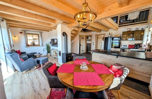 Mauth Ski Chalet | ⭐️⭐️⭐️⭐️⭐️ Dream Chalet Pfingstrose in the Bavarian Forest with wood-burning stove and sauna