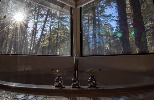 Flagstaff Cabin | Dream Home with HOT TUB Backing Forest!
