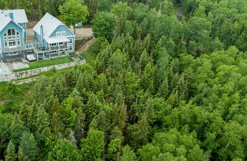 Saint Irenee Ski Chalet | Dream on St. Lawrence River with pool and spa