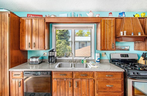 Beulah House | Dreamy escape on the water of Crystal Lake w/spacious deck & private dock