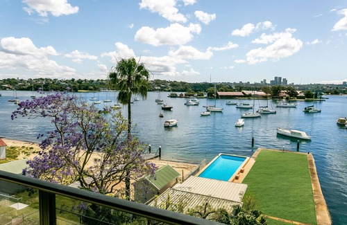 Drummoyne Apartment | Drummoyne- STG38 St Georges Crescent - Waterfront 2BR Apartment with Harbour Views, Pool Entertaining Area Near Birkenhead Point