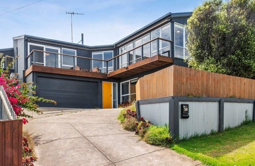 Ocean Grove House | Dune Views Beach House, Gas Fire. Ocean Grove