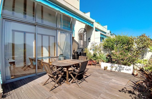 Mandelieu-La-Napoule Apartment | Duplex with terrace & unobstructed view - Private estate in Mandelieu