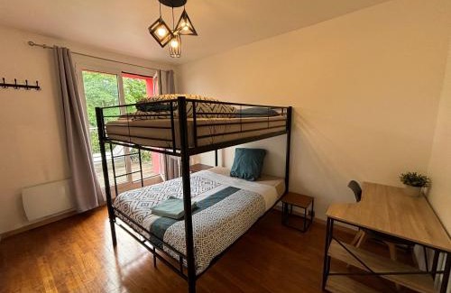 Bagneux Apartment | E - LOFT 10 min PARIS PARC EXPOS/2 chambres/6 lits