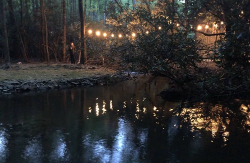 Scaly Mountain House | E Ranch is a modern, creek side, Scandinavian barnhouse.