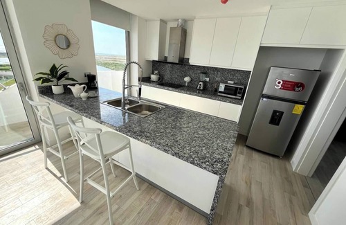 Coastal Region Apartment | Ecuabook Estudio 0 Familiar balcón Resort en Karibao