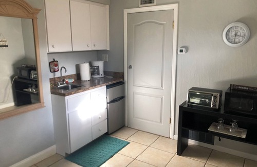 Cocoa Beach Apartment | efficiency room, wth fridge, microwave,coffeemaker toaster oven