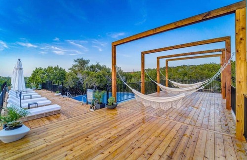 Dripping Springs Cabin | El Corazon | A-Frame Cabin + Fire Pit